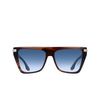 Lunettes de soleil Victoria Beckham VB684S 227 brown horn - Vignette du produit 1/2