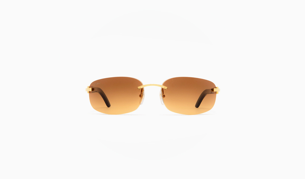 Cartier rimless sunglasses