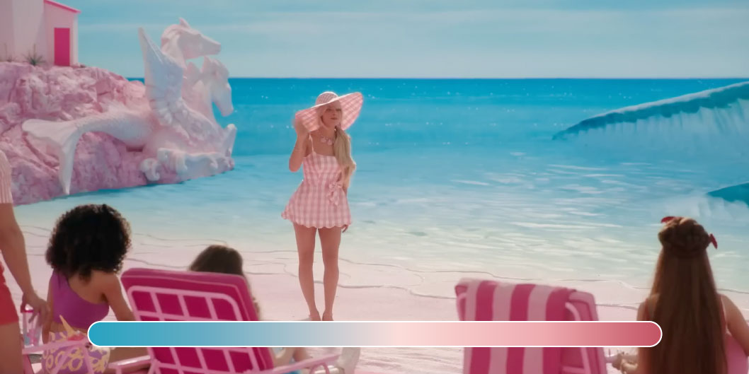 Il mini-abito a quadretti bianco e rosa del film di Barbie è già un must-have dell’estate.