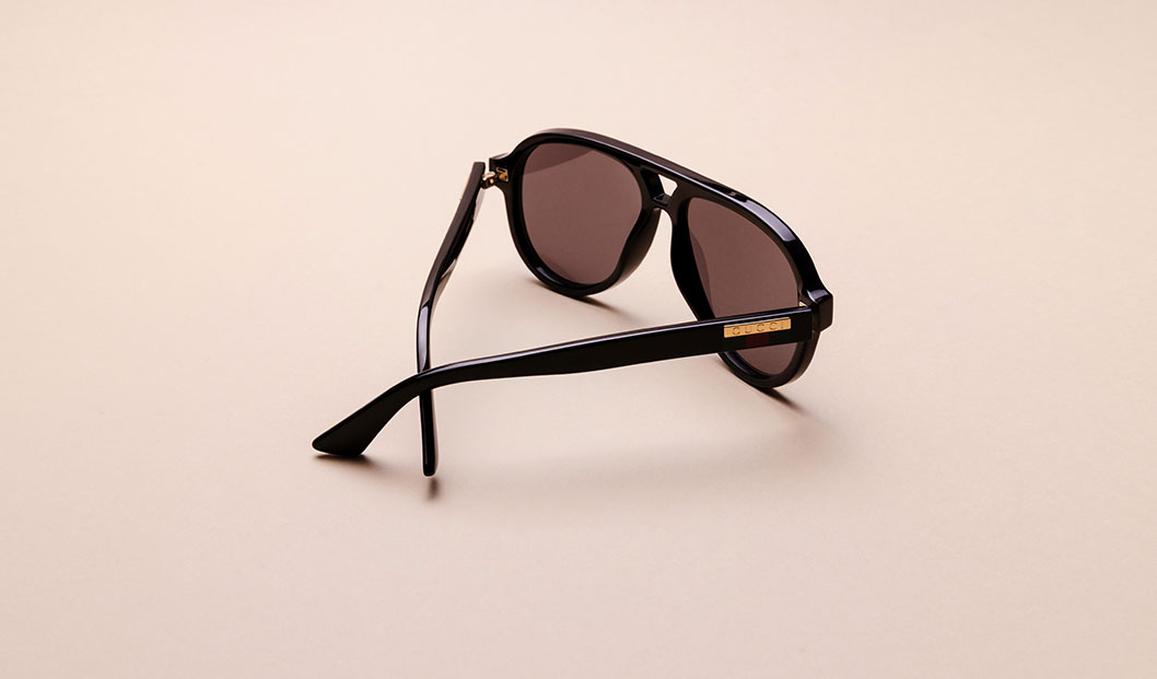 Shop Gucci aviator sunglasses