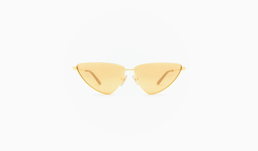 Balenciaga yellow tinted sunglasses