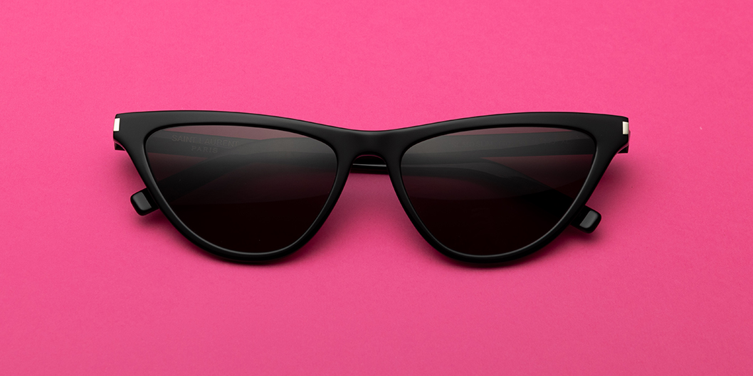 Forever on-trend: Black cat-eye sunglasses