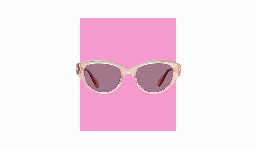 Tendenze occhiali da sole autunno 2022: modello Del Rey di Garrett Leight in rosa Barbie