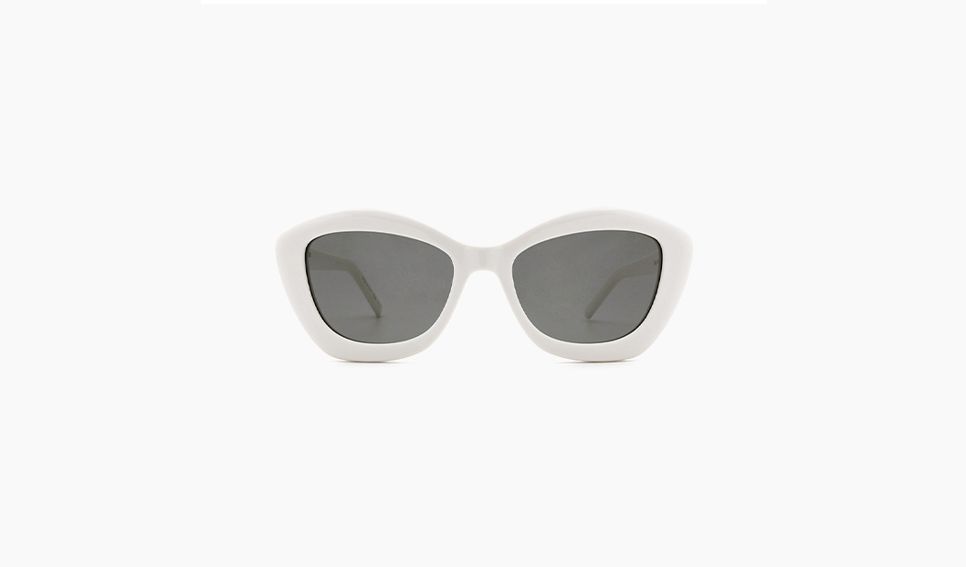 White sunglasses Saint Laurent
