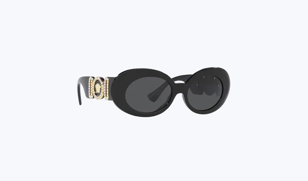 Versace Medusa Biggie Oval sunglasses