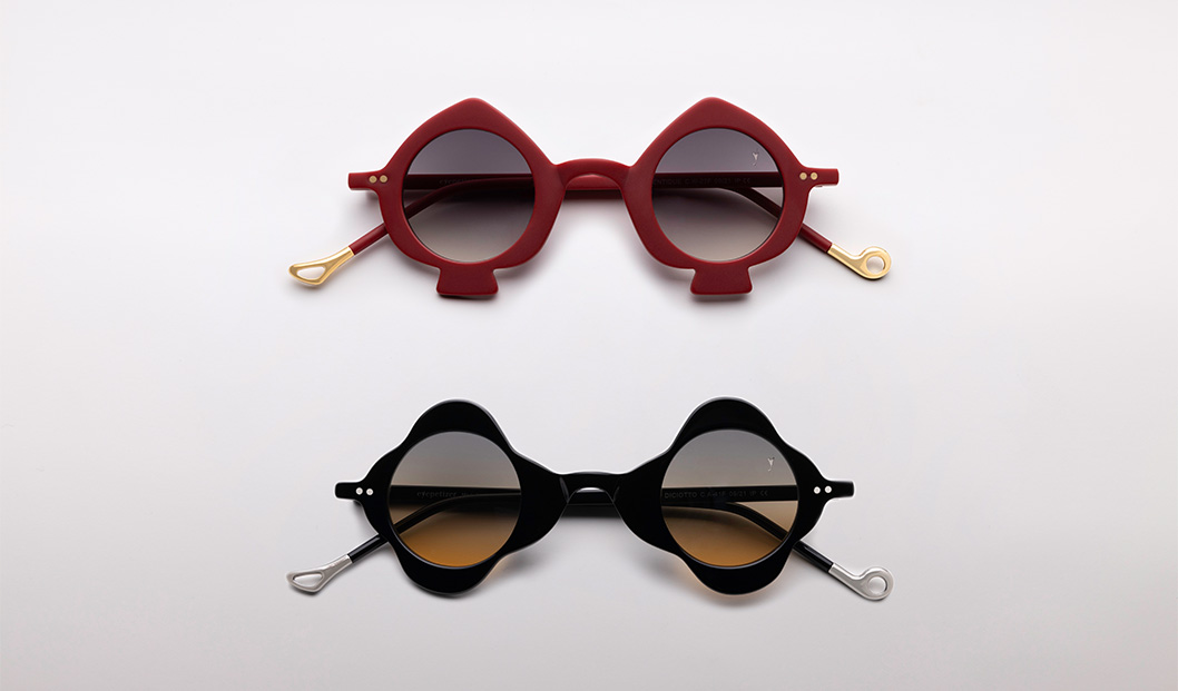EYEPETIZER DICIOTTO C.A-41F Black | EYEPETIZER VENTIDUE C.W-27F Red