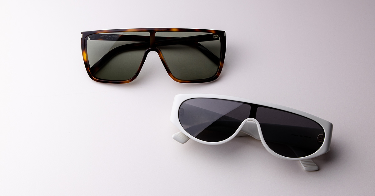 SL 569 Y Flat Brow Sunglasses in Black - Saint Laurent